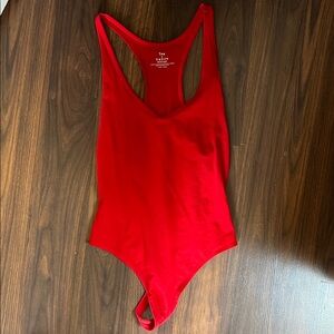 TNA Red Racerback Bodysuit